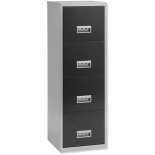 INBOX ZERO 40cm Wide 4 -Drawer Steel File Cabinet