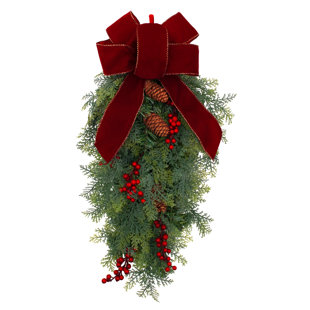 THREE POSTS™ Lighted Faux Mixed Assortment Swag