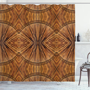 BLOOMSBURY MARKET Archway Abstract Shower Curtain with Hooks Included