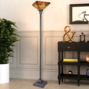 VINPLUS 70'' Dark Bronze Torchiere Floor Lamp Set