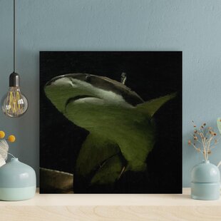 ROSECLIFF HEIGHTS " A Shark In The Dark " Painting Print