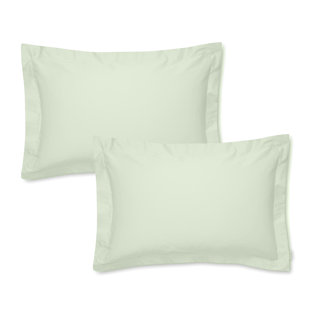 BIANCA COTTON 400 Thread Count 100% Cotton Sateen Oxford Pillowcase Pair