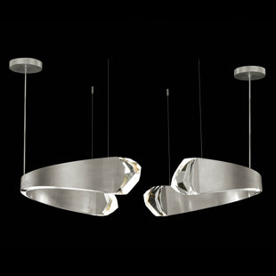 FINE ART HANDCRAFTED LIGHTING Strata 49" Round Pendant