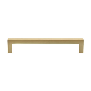 GLIDERITE HARDWARE Kingston Collection 6-5/16 in. (160mm) Center to Center Solid Square Bar Pull