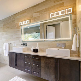 DYCONN Metal Flat LED Wall Mirror