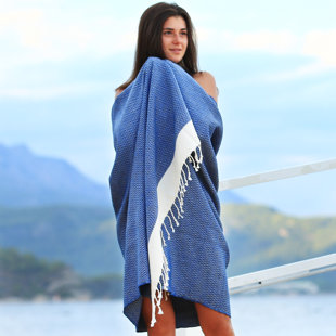 EAST 'N BLUE Severina Turkish Cotton Beach Towel
