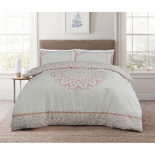 BLOOMSBURY MARKET Lapathos Cotton Paisley Duvet Cover Set with Pillowcases