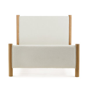 JOSS & MAIN Leilani Upholstered Bouclé Bed
