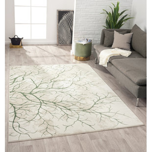 MDA RUG IMPORTS Ksamil Abstract Area Rug In Green And Beige