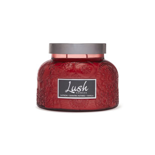 A CHEERFUL CANDLE LLC Saffron Sumatra Nutmeg Vanilla Scented Jar Candle