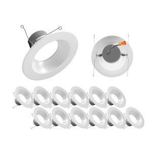 NICOR LIGHTING 6'' Dimmable Air-Tight LED Retrofit Recessed Lighting Kit (Set of 12)