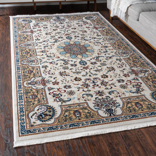 ASTORIA GRAND Jackson Oriental Ivory Area Rug