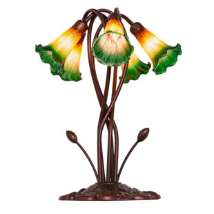 MEYDA LIGHTING Pond Lily Metal Novelty Lamp
