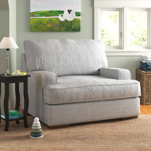 ANDOVER MILLS™ BABY & KIDS Mercado 49" Wide Polyester Oversized Chair