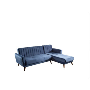 ZELLANO 2 - Piece Velvet Sectional