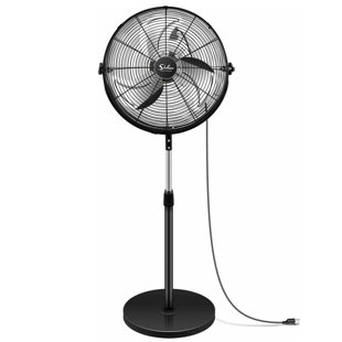 Simple Deluxe Industrial Stand Fan, 18 Inch