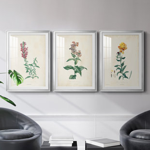 WEXFORD HOME " Traditional Botanical I " 3 - Pieces