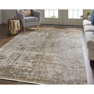 ROOM ENVY Lindstra Beige/Gold Rug