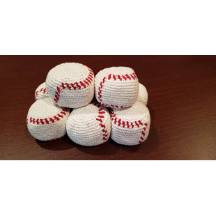8-pack Baseball Bean Bags for Deep Shot Games Bean Bag Toss Game