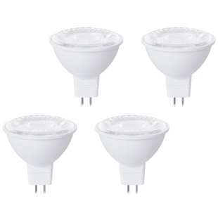 CANDEX LIGHTING 50 Watt Equivalent MR16 GU5.3/Bi-pin Dimmable 3000K LED Bulb (Set of 4)