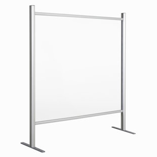 MT DISPLAYS Metal/Plastic 1 Panel Sneeze Guard
