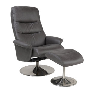COJA Upholstered Recliner with Ottoman