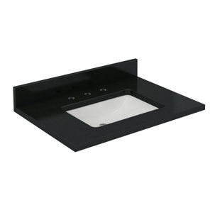 SAGEHILL DESIGNS Chantilly 31'' Quartz Single Bathroom Vanity Top with Sink