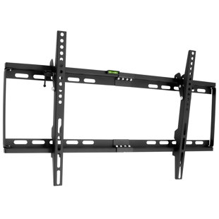 Mount-It Slim Tilting TV Wall Mount | Low Profile Bracket for 32 - 65 in. TVs | 130 Lbs. Capacity