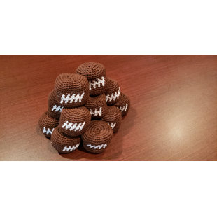 DEEP SHOT GAMES 10-pack Football Bean Bags