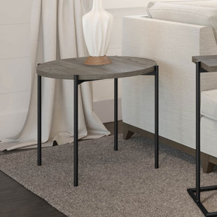 AMISCO Drew 24" Round End Table