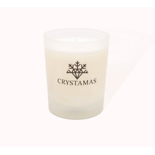 CRYSTAMAS Amber Scented Jar Candle