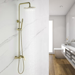 HOMEIN Luxury Complete Shower System With Rough-In Valve