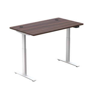 INBOX ZERO Hi5 140x70cm Height Adjustable Sit Standing Desk Adjustable Metal Base Standing Desk