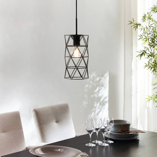 IVY BRONX Gurrola 1 - Light Matt Black Single Pendant