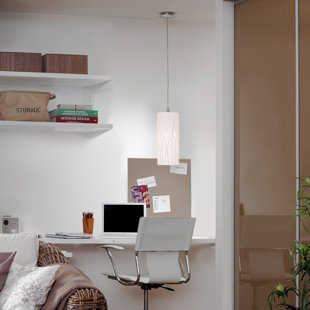 BEACHCREST HOME™ Mishti 1 - Light White, Chrome Single Pendant