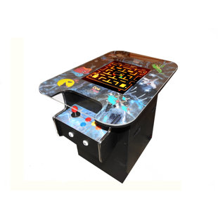 DOC AND PIES ARCADE FACTORY 60 Classic Retro Games Cocktail Arcade Machine for Home or Work - Full Size - 2-Player
