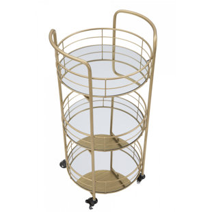 CANORA GREY Tori Aluminium Bar Cart