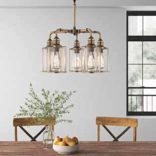 TRENT AUSTIN DESIGN Carpinteria 5-Light Shaded Chandelier
