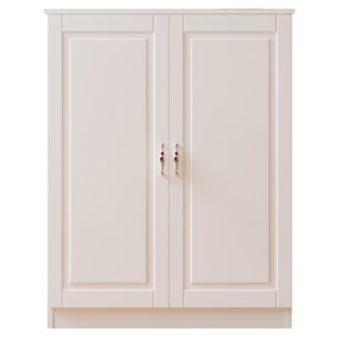 HOMEAGLOBE 16 Pair Shoe Storage Cabinet