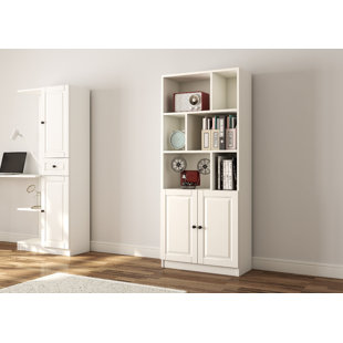 HOMEAGLOBE 180cm H x 70cm W Standard Bookcase