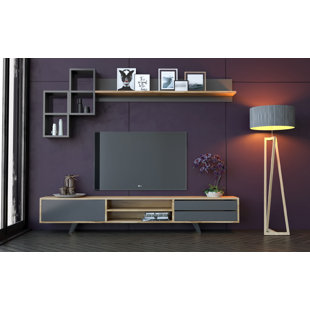 HOMEAGLOBE TV Stand for TVs up to 78"