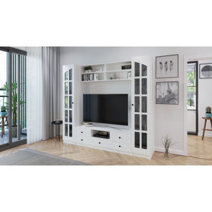 HOMEAGLOBE Entertainment Unit for TVs up to 60"