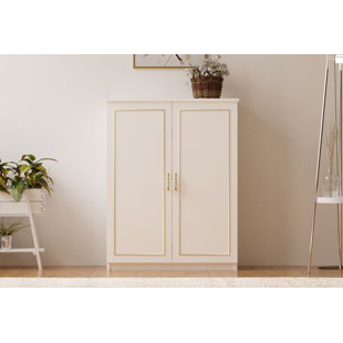 HOMEAGLOBE 16 Pair Shoe Storage Cabinet