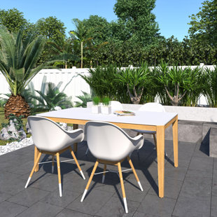 INTERNATIONAL HOME MIAMI 4 - Person Square Outdoor Dining Set
