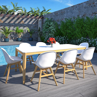INTERNATIONAL HOME MIAMI 8 - Person Square Outdoor Dining Set