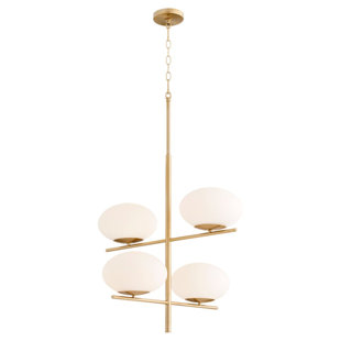 CYAN DESIGN Pod 4 - Light Geometric Chandelier
