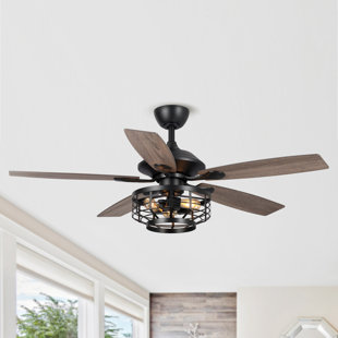 WILLISTON FORGE Joylynn 52'' Ceiling Fan with Light Kit