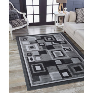 JENIN HOME FURNISHING Performance Gray Rug