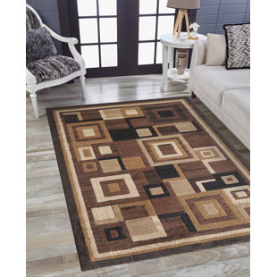 JENIN HOME FURNISHING Geometric Rug