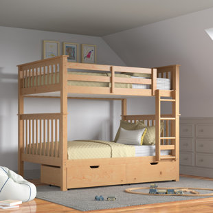 ANDOVER MILLS™ BABY & KIDS Abdullah Solid Wood Standard Bunk Bed